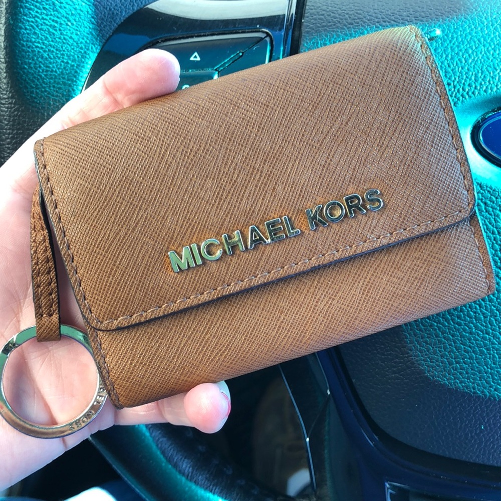 Michael Kors card holder ID case Keychain